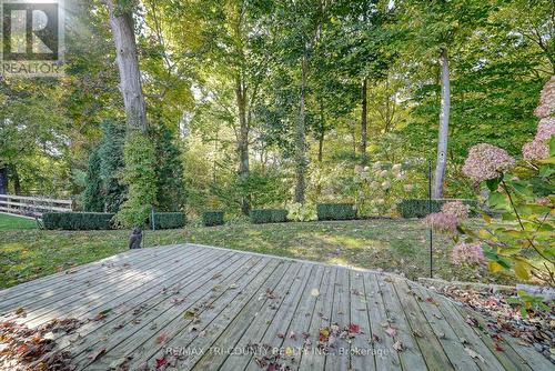 Ravine view from deck - 18 Wilkins Crescent, Tillsonburg, ON - Outdoor With Deck Patio Veranda