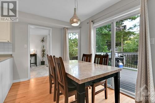 Eat-in Area - 53 Bullock Avenue, Ottawa, ON - Indoor Photo Showing Dining Room