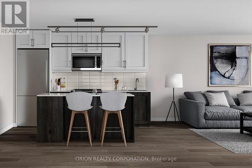 416 - 201 Brock Street, Whitby, ON - Indoor Photo Showing Kitchen With Stainless Steel Kitchen