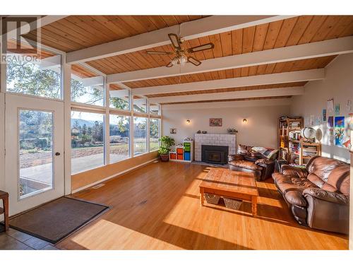 303 Hyslop Drive, Penticton, BC - Indoor Photo Showing Other Room With Fireplace