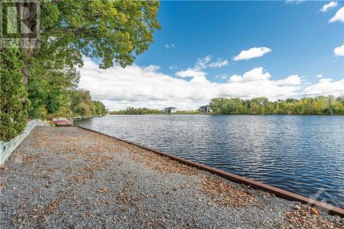 Newly Soldered & Lined Private Dock - 3027 Prince Of Wales Drive, Ottawa, ON - Outdoor With Body Of Water With View