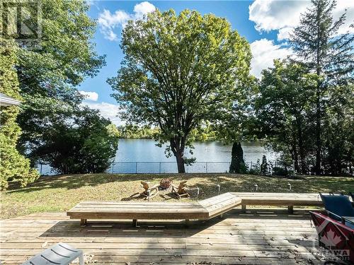 View from the Deck - 3027 Prince Of Wales Drive, Ottawa, ON - Outdoor With Body Of Water With View