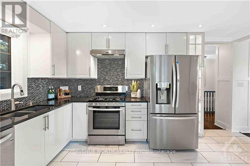 3027 Prince Of Wales Drive, Ottawa, ON - Indoor Photo Showing Kitchen With Double Sink With Upgraded Kitchen