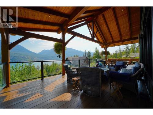 26 Birch Bend Grove, Kaslo, BC - Outdoor With Deck Patio Veranda With Exterior