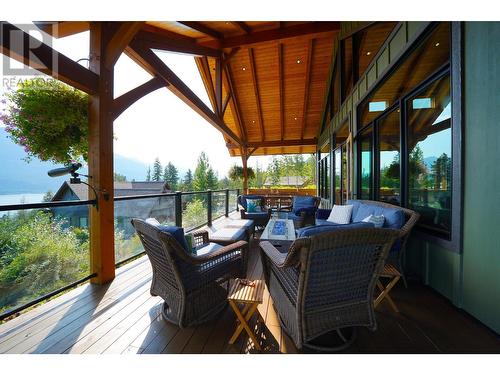 26 Birch Bend Grove, Kaslo, BC - Outdoor With Deck Patio Veranda With Exterior