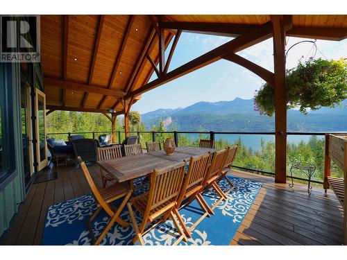 26 Birch Bend Grove, Kaslo, BC - Outdoor With Body Of Water With Deck Patio Veranda With View With Exterior