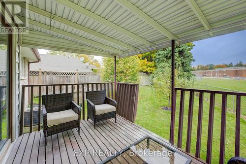 161 East Park Drive, Woodstock, ON - Outdoor With Deck Patio Veranda With Exterior