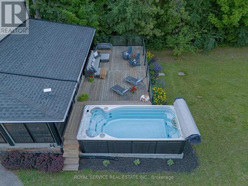 4795 Garden Street, Whitby (Taunton North), ON - Outdoor With In Ground Pool With Deck Patio Veranda