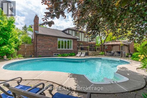 3219 New Street, Burlington, ON - Outdoor With In Ground Pool With Backyard