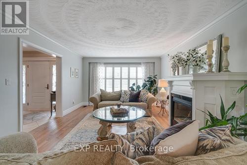 3219 New Street, Burlington, ON - Indoor Photo Showing Living Room With Fireplace