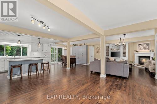 82 Ninth Street, Brock, ON - Indoor Photo Showing Living Room With Fireplace