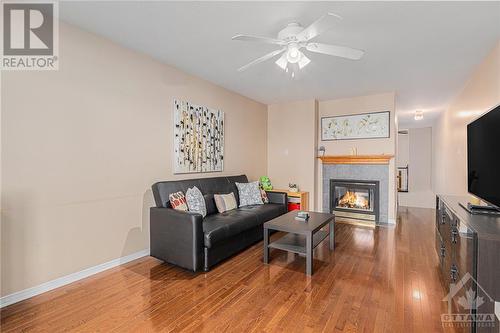 17 Newcastle Avenue, Kanata, ON - Indoor Photo Showing Living Room With Fireplace