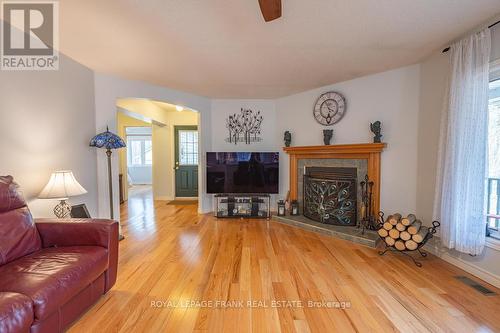 86 Fire Route 37, Galway-Cavendish And Harvey, ON - Indoor Photo Showing Living Room With Fireplace