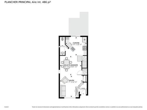 Plan (croquis) - 465 Boul. Bellerose E., Laval (Auteuil), QC 