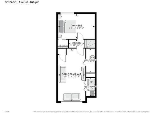 Plan (croquis) - 465 Boul. Bellerose E., Laval (Auteuil), QC 