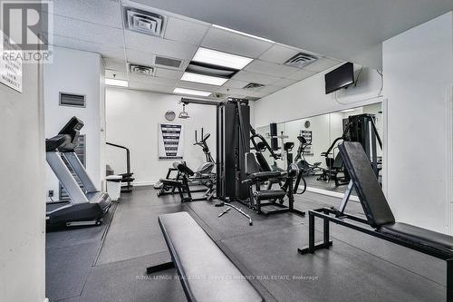 708 - 1 Hickory Tree Road, Toronto, ON - Indoor Photo Showing Gym Room