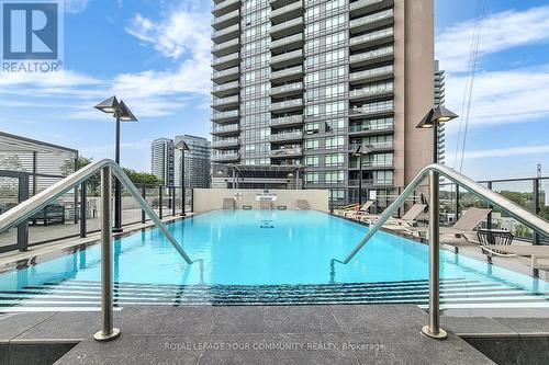 4102 - 10 Park Lawn Road, Toronto, ON - Outdoor With In Ground Pool With Balcony