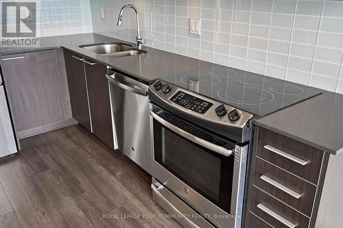 4102 - 10 Park Lawn Road, Toronto, ON - Indoor Photo Showing Kitchen With Stainless Steel Kitchen With Double Sink