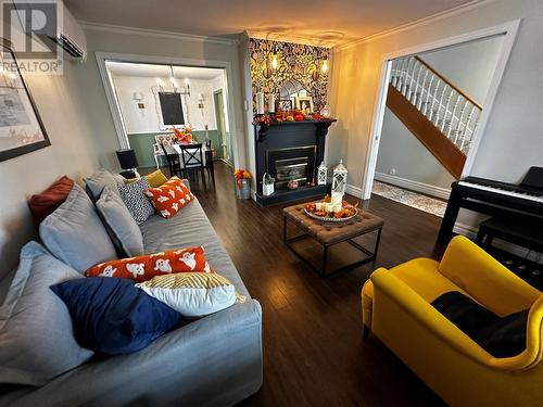 26 Beaumont Avenue, Grand Falls-Windsor, NL - Indoor Photo Showing Living Room With Fireplace