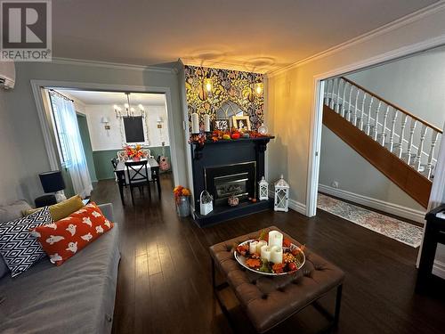 26 Beaumont Avenue, Grand Falls-Windsor, NL - Indoor Photo Showing Living Room With Fireplace