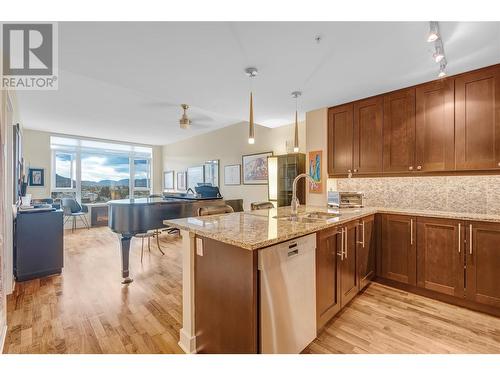 75 Martin Street Unit# 1205, Penticton, BC - Indoor Photo Showing Kitchen With Double Sink With Upgraded Kitchen