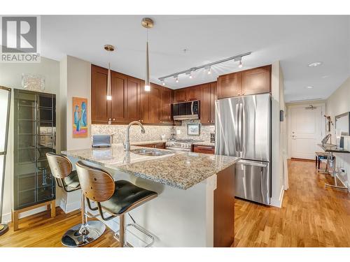 75 Martin Street Unit# 1205, Penticton, BC - Indoor Photo Showing Kitchen With Double Sink With Upgraded Kitchen