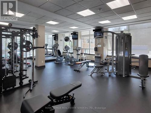 3603 - 3504 Hurontario Street, Mississauga, ON - Indoor Photo Showing Gym Room