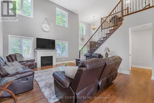 2 Ashlea Lane, Melancthon, ON - Indoor Photo Showing Living Room With Fireplace