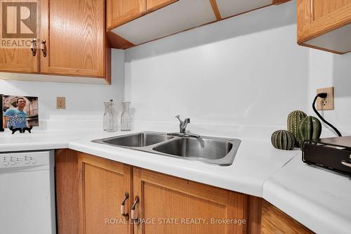 505 - 175 Hunter Street E, Hamilton, ON - Indoor Photo Showing Kitchen With Double Sink