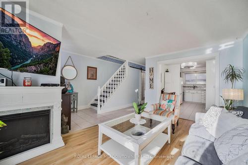 11 - 1110 Garth Street, Hamilton, ON - Indoor Photo Showing Living Room With Fireplace