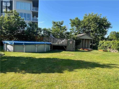 585 Garner Road W, Hamilton, ON - Outdoor With Above Ground Pool With Backyard