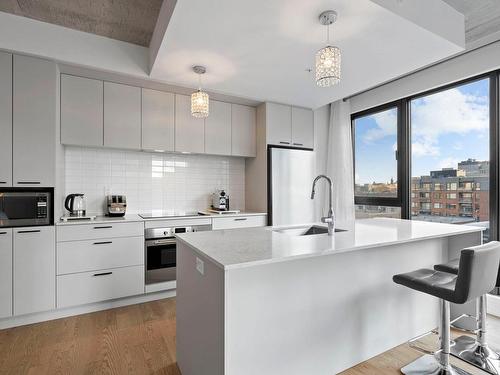 Kitchen - 614-1150 Boul. René-Lévesque E., Montréal (Ville-Marie), QC - Indoor Photo Showing Kitchen With Upgraded Kitchen