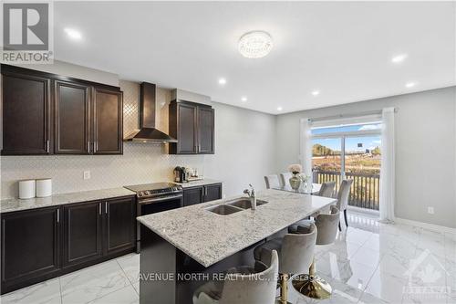 4776 Abbott Street E, Ottawa, ON - Indoor Photo Showing Kitchen With Double Sink With Upgraded Kitchen