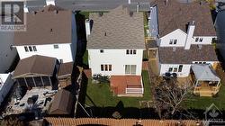 Overhead view of back yard - 