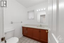 Main floor bath with quartz countertop - 