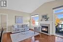 37 Village Walk, Ottawa, ON  - Indoor Photo Showing Living Room With Fireplace 