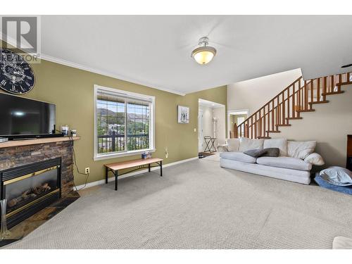 2116 Young Avenue, Kamloops, BC - Indoor Photo Showing Living Room With Fireplace