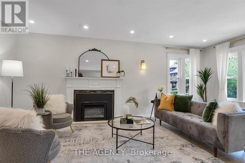 104 Fairholt Road S, Hamilton, ON - Indoor Photo Showing Living Room With Fireplace