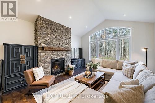 381 Clarkson Road, Cramahe, ON - Indoor Photo Showing Living Room With Fireplace