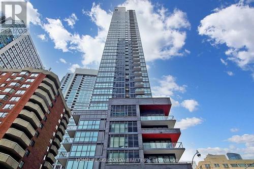 2904 - 159 Dundas Street E, Toronto, ON - Outdoor With Balcony With Facade