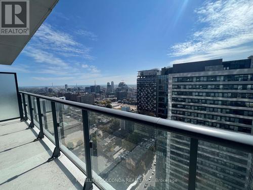 2904 - 159 Dundas Street E, Toronto, ON - Outdoor With Balcony With View