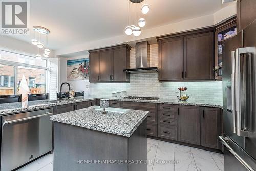 15 Bachelor Street, Brampton, ON - Indoor Photo Showing Kitchen With Stainless Steel Kitchen With Upgraded Kitchen