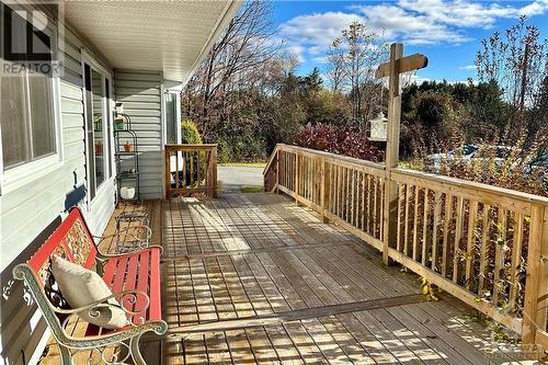 Front Deck - 797 Eighth Concession Road, Westport, ON - Outdoor With Deck Patio Veranda