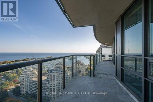 2607 - 2240 Lake Shore Boulevard W, Toronto, ON - Outdoor With Body Of Water With Balcony With View