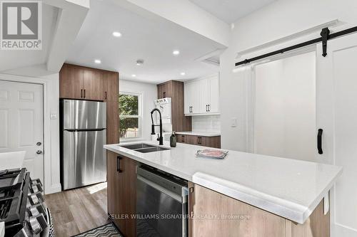 217 York Street, St. Catharines, ON - Indoor Photo Showing Kitchen With Double Sink