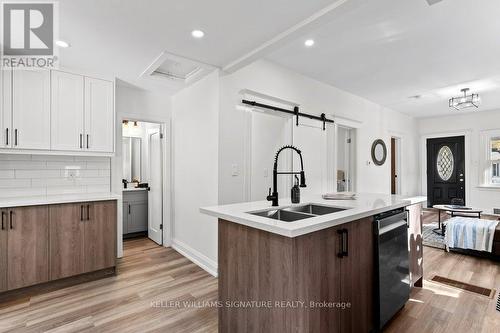 217 York Street, St. Catharines, ON - Indoor Photo Showing Kitchen With Double Sink