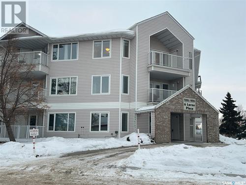 310 6 Lorne Place, Regina, SK - Outdoor With Balcony With Facade