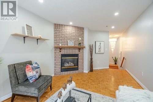 6 Pressed Brick Drive, Brampton, ON - Indoor With Fireplace