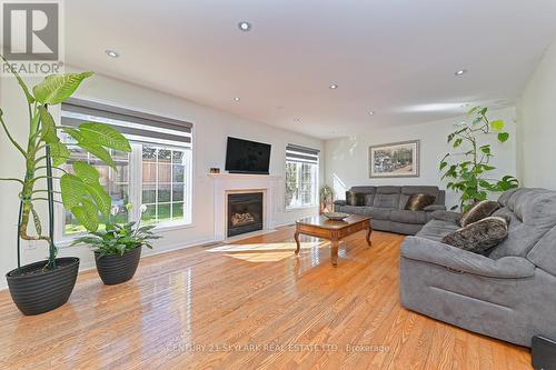 14 Cogswell Crescent, Brampton, ON - Indoor Photo Showing Living Room With Fireplace