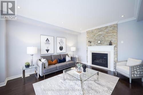 101 Kaitting Trail, Oakville, ON - Indoor Photo Showing Living Room With Fireplace